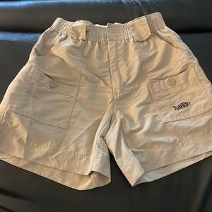 Boys AFTCO khaki/tan shorts. size 26 (10/12 y/o)